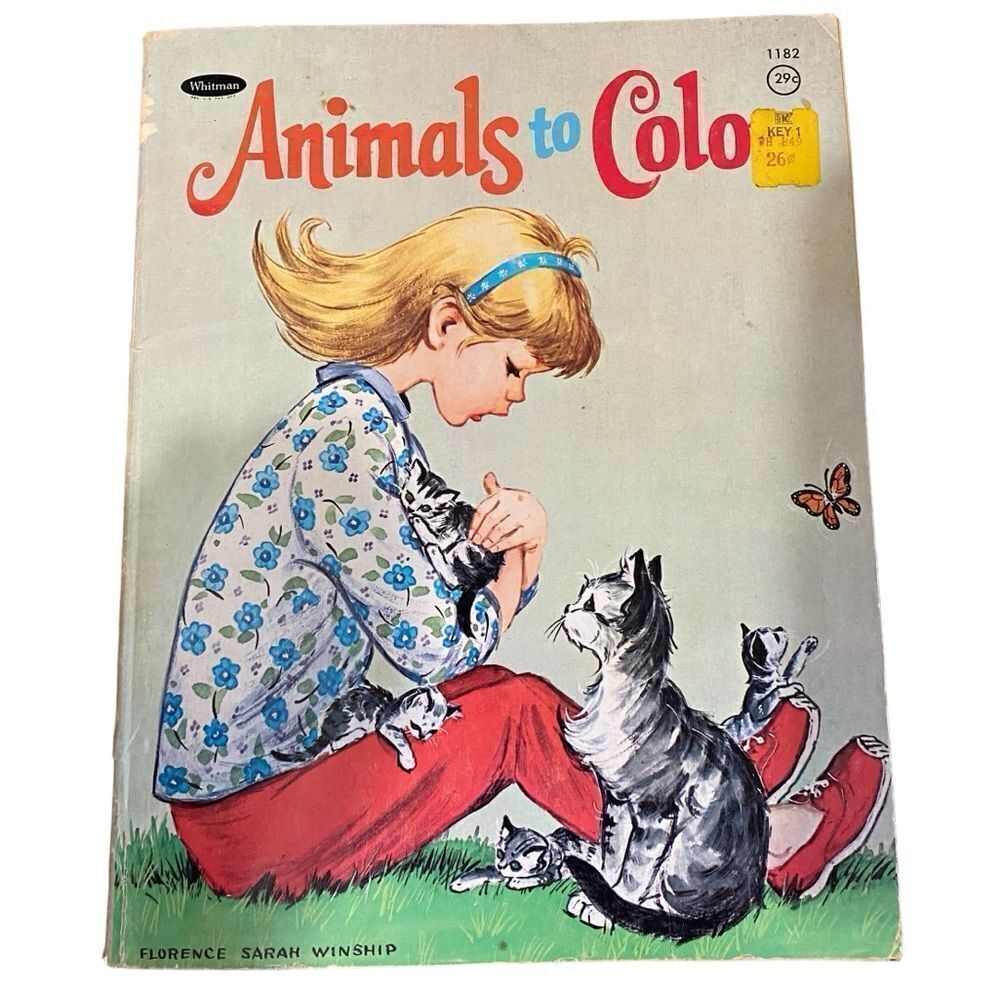 Vintage Animals Coloring Book - Picture 1 of 7